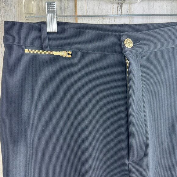 St. John Sport by Marie gray Pants Womens Size 12 Black High Rise Straight - Picture 6 of 9